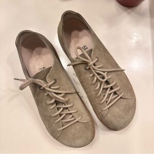 Birkenstock Tan Suede Men's Bend Low Sneakers